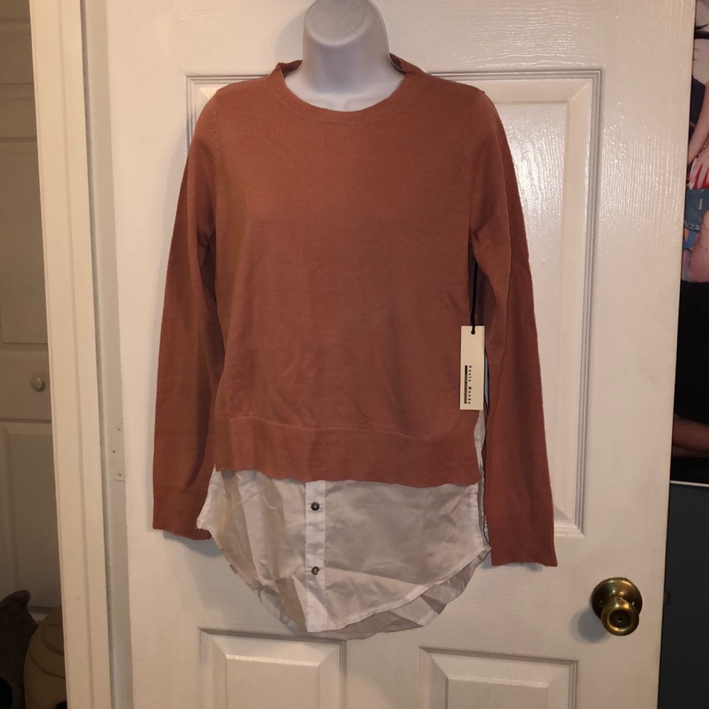 NWT size S light sweater Mauve